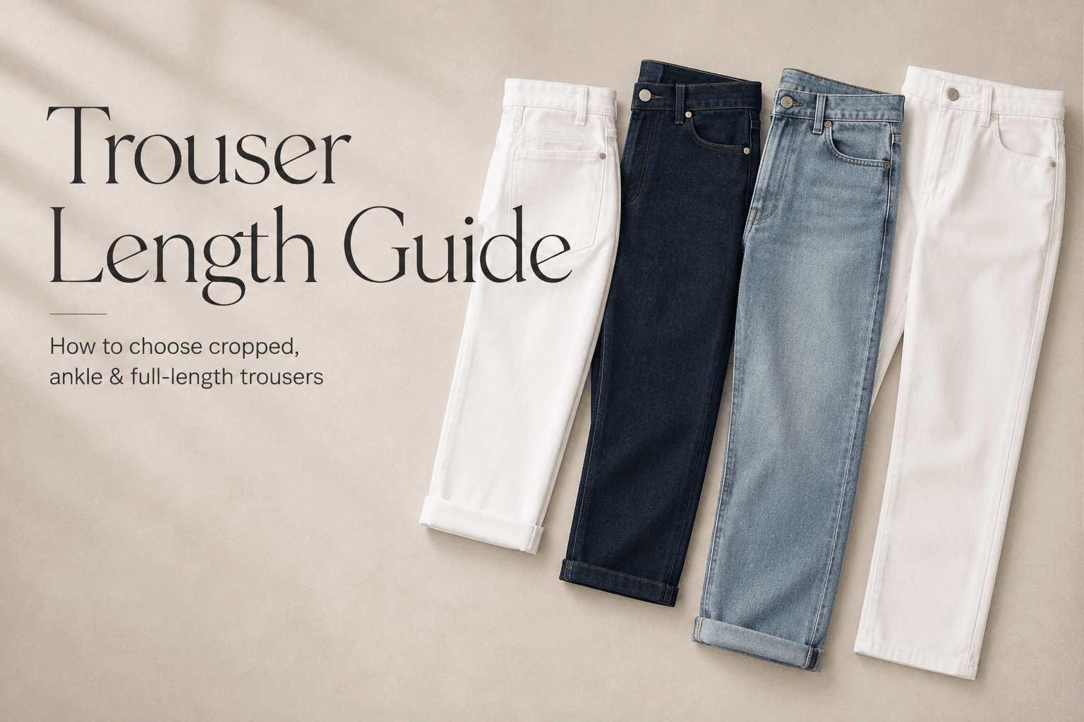 How to Choose the Right Trouser Length: Cropped, Ankle & Full-Length Trousers Explained - No2moro