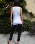 Cannes Cotton Lace Tank
