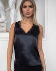 Kai V Neck Silk Look Camisole