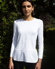 Sara Collarless Layering Shirt