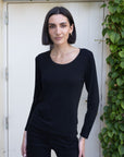 Bilbao Modal Long Sleeve Tee - No2moro