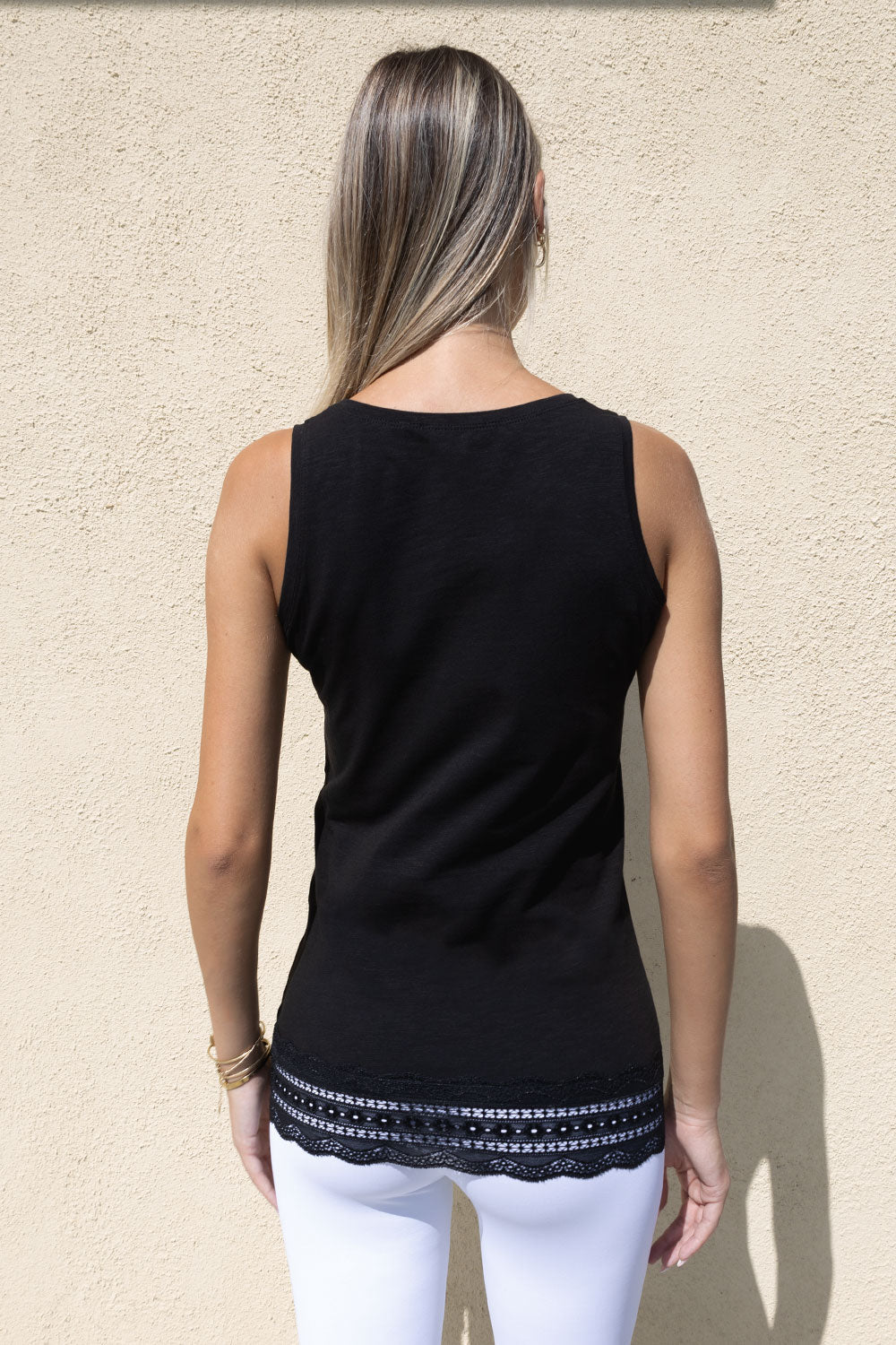 Cannes Cotton Lace Tank - No2moro