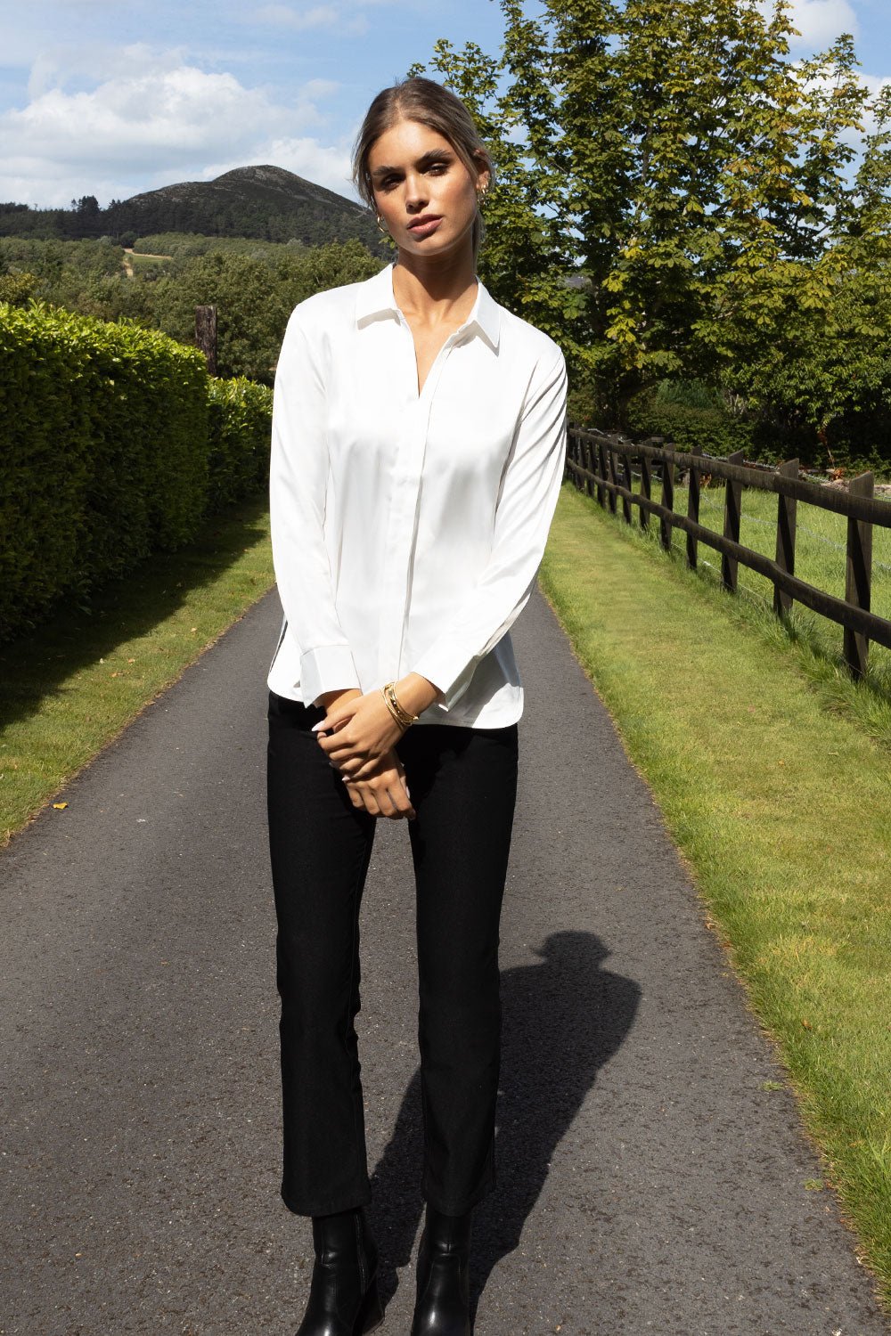 Joy Silk Look Shirt - No2moro