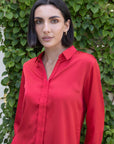 Joy Silk Look Shirt - No2moro