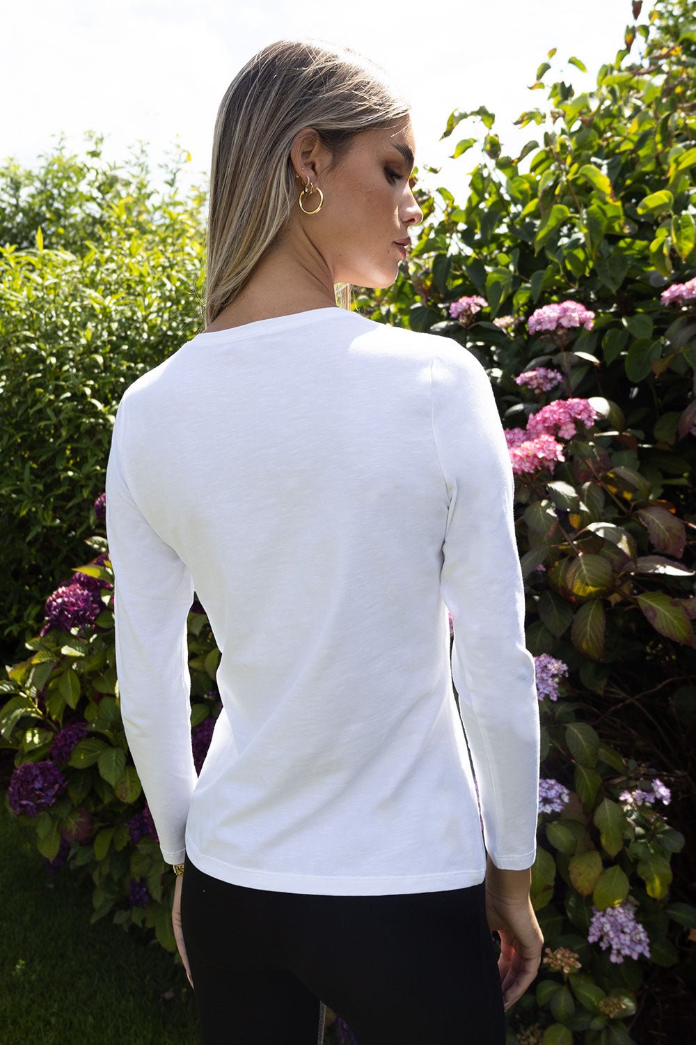 Paris Long Sleeve Cotton Tee - No2moro