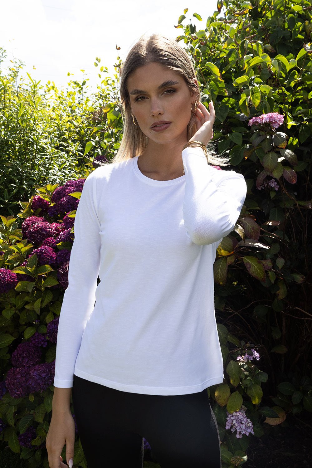 Paris Long Sleeve Cotton Tee - No2moro