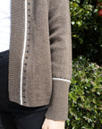 Poseidon Detailed Cardigan - No2moro