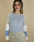 Senna Raglan Mixed Media Knit - No2moro