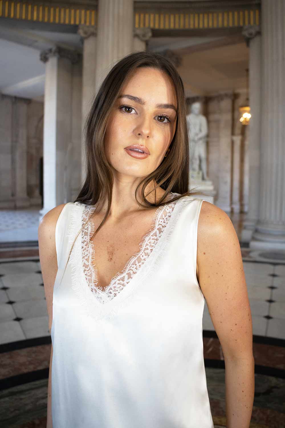 Bailey Silk Look Long Camisole - No2moro
