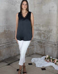 Bailey Silk Look Long Camisole - No2moro