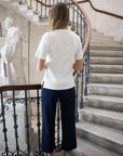 Bella Short Sleeve V Cotton Tee - No2moro
