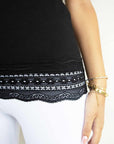 Cannes Cotton Lace Tank - No2moro