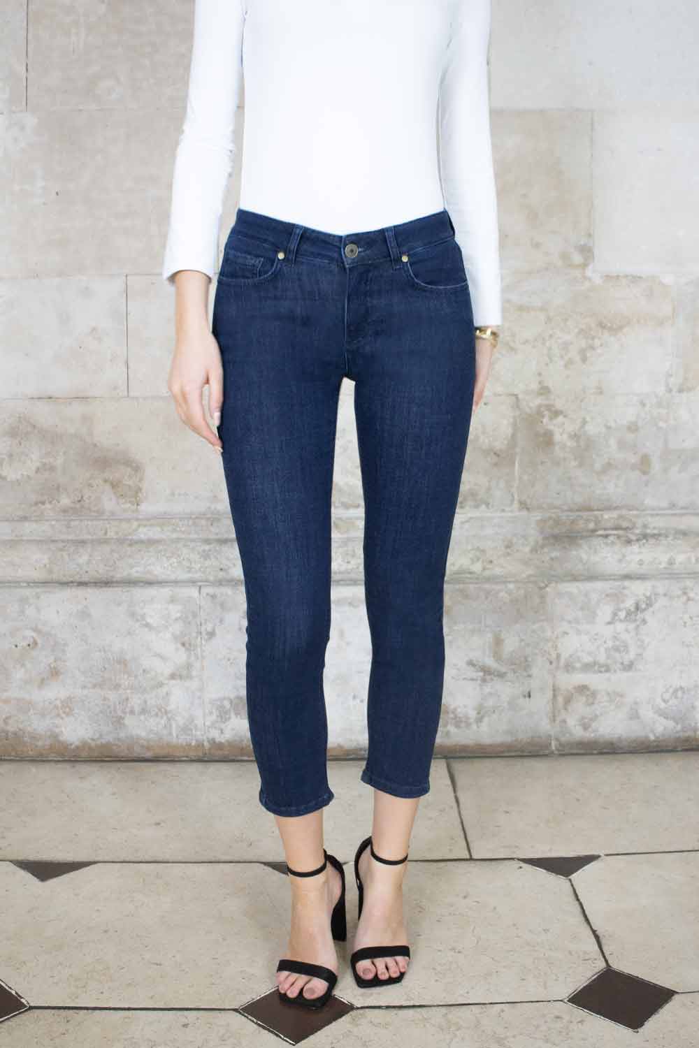 Juliet 3/4 Denim Jean - 25&quot; Leg - No2moro