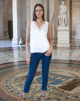 Kai V Neck Silk Look Camisole - No2moro