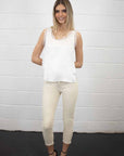 Liv Round Neck Silk Look Camisole - No2moro