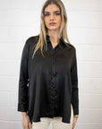 Mia Silk Look Swing Shirt - No2moro