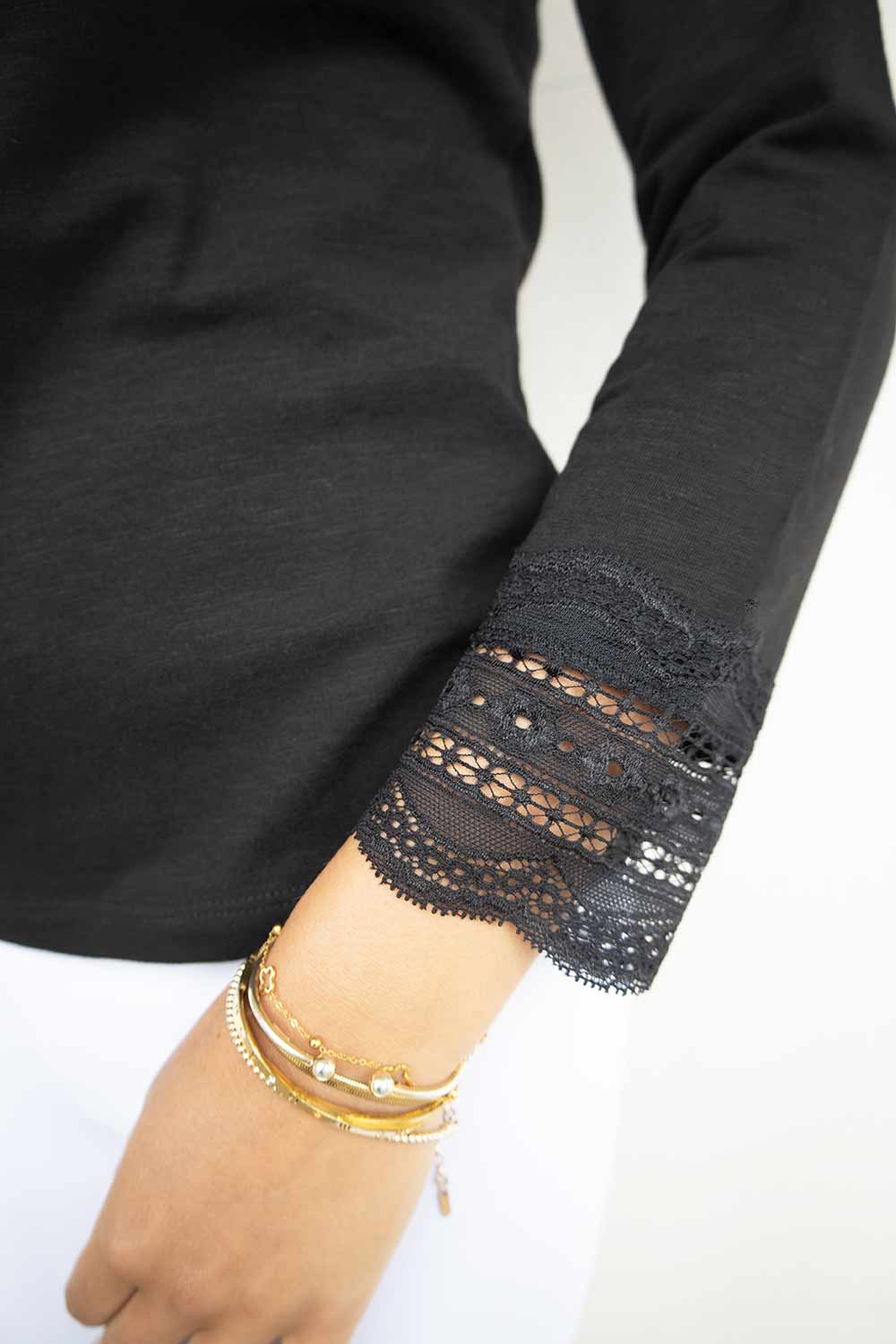 Nantes Lace Cotton Top - No2moro