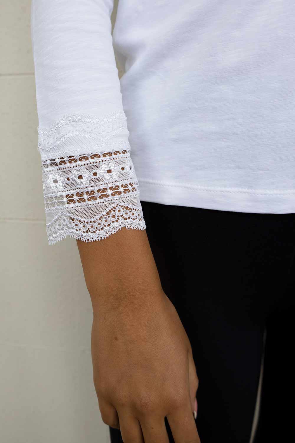 Nantes Lace Cotton Top - No2moro