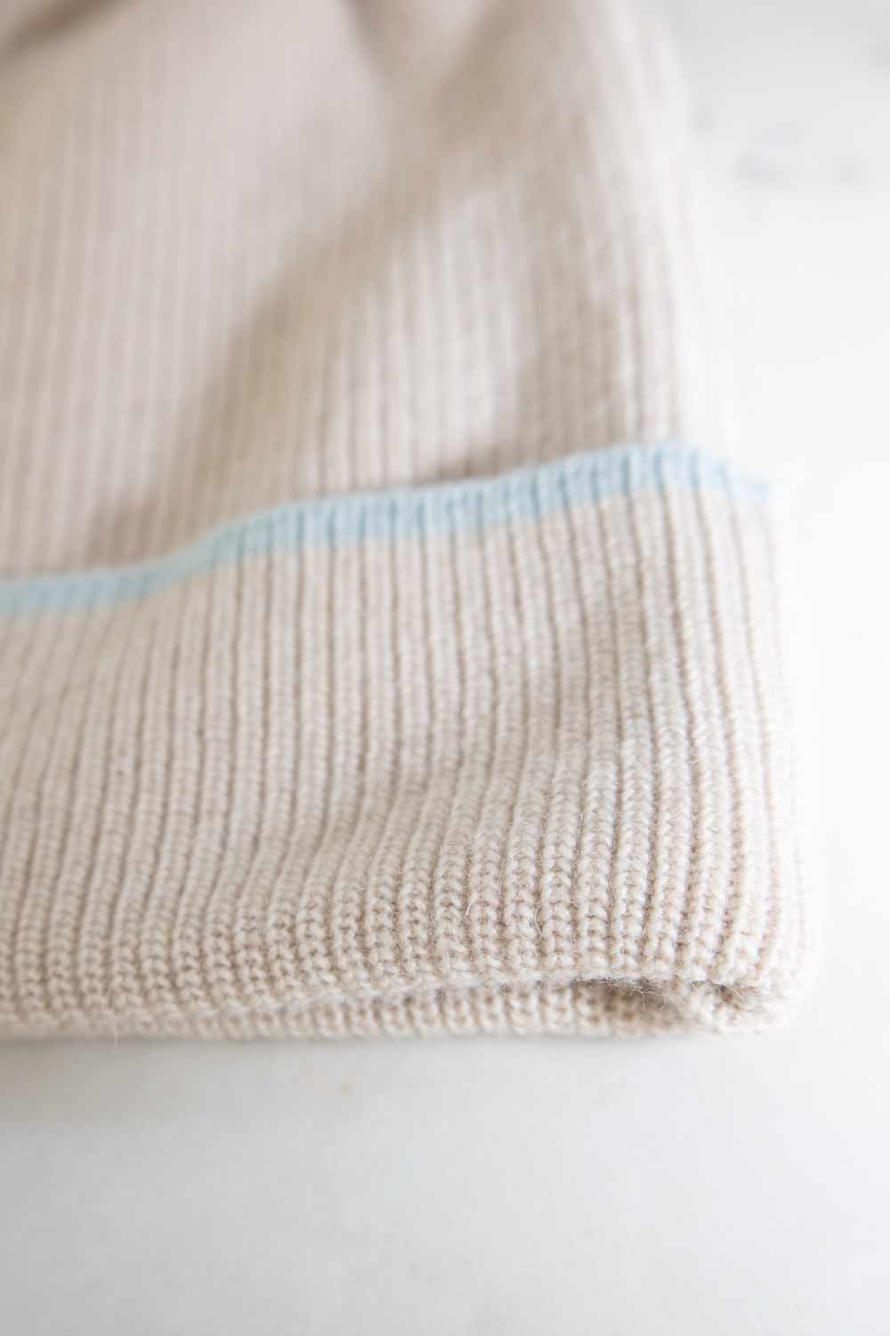 Verbena Cashmere Blend Ribbed Beanie - No2moro