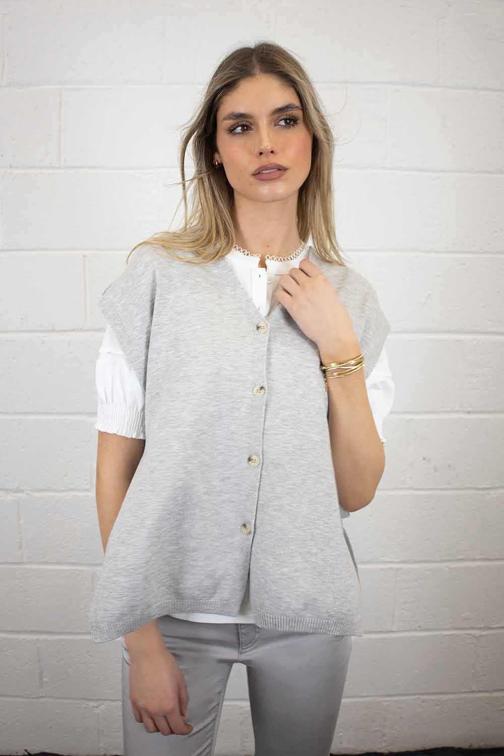 Willow Puff Sleeve Cotton Tee - No2moro
