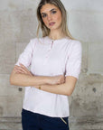 Willow Puff Sleeve Cotton Tee - No2moro