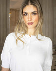 Willow Puff Sleeve Cotton Tee - No2moro