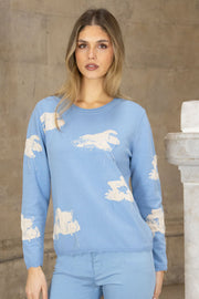Hamilton Textured Flower Knit