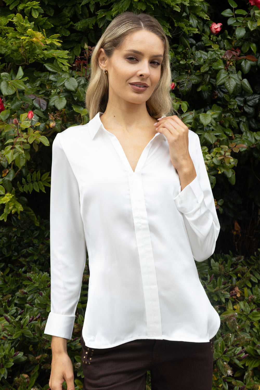 Joy Silk Look Shirt