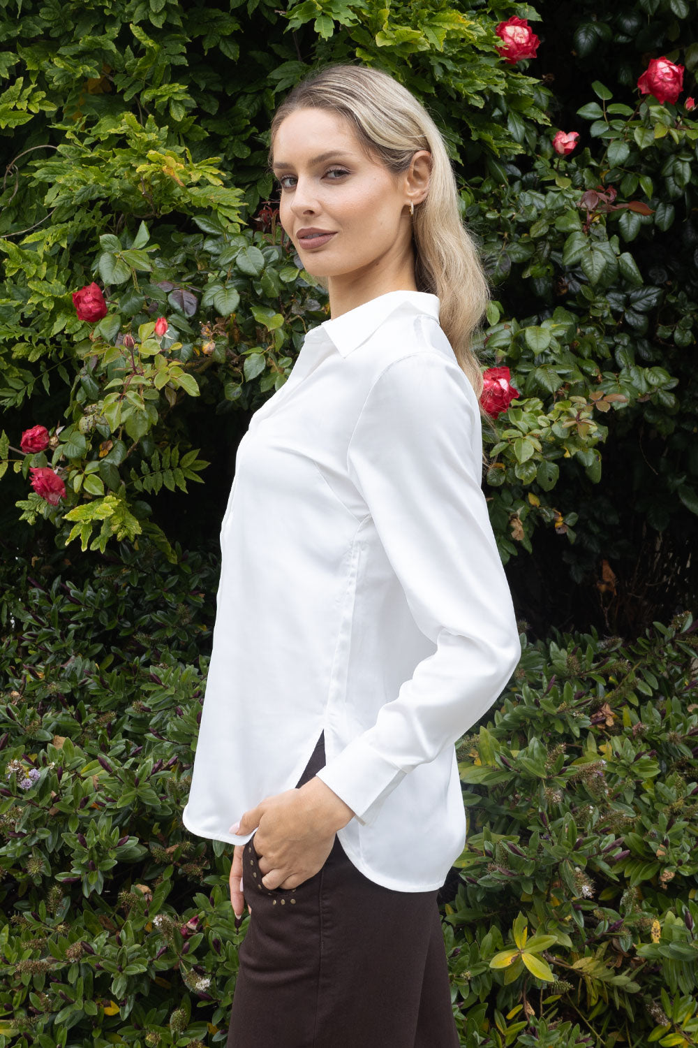 Joy Silk Look Shirt