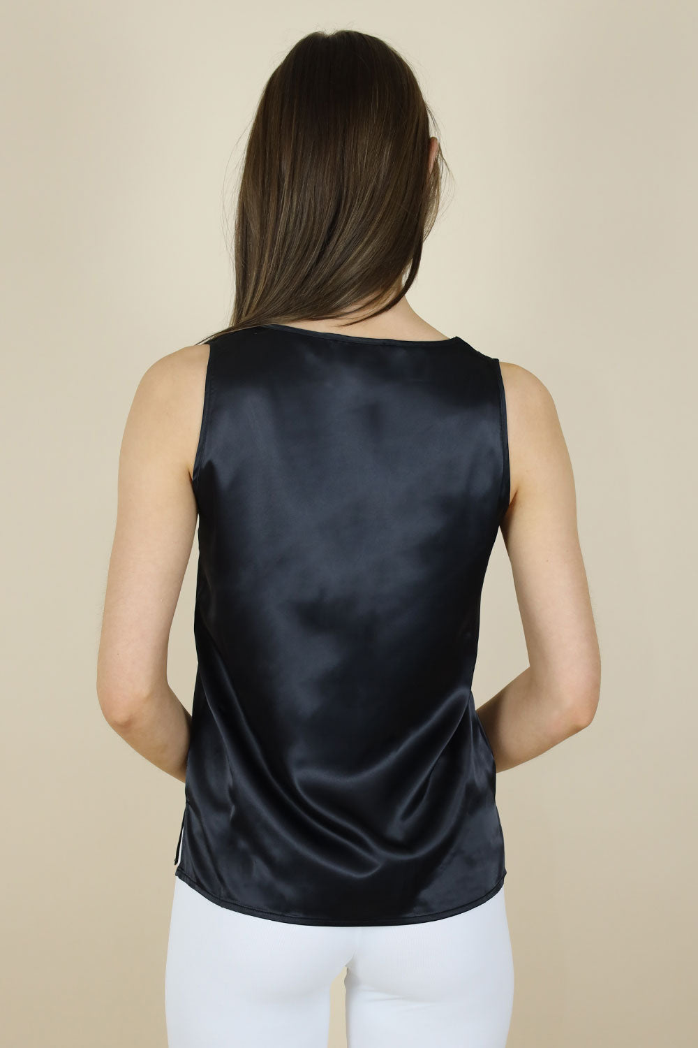 Kai V Neck Silk Look Camisole