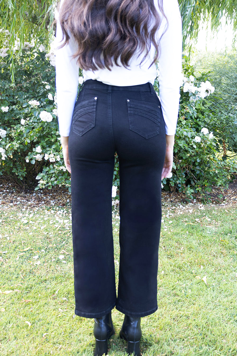 Napoli Wide Leg Denim Trouser - 27" Leg