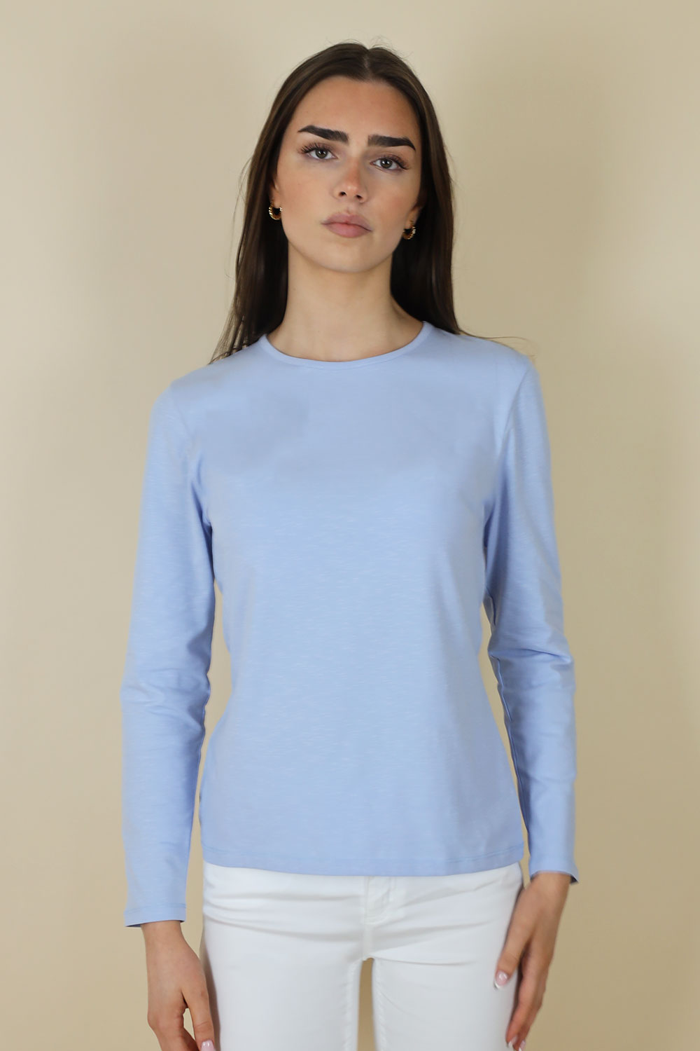 Paris Long Sleeve Cotton Tee