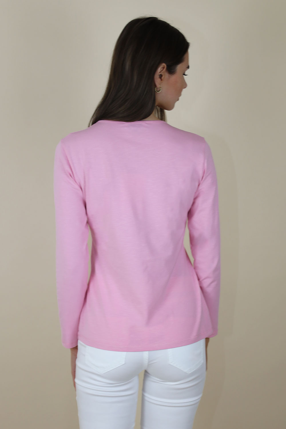 Paris Long Sleeve Cotton Tee