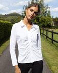 Addison Ruched Cotton Shirt - No2moro