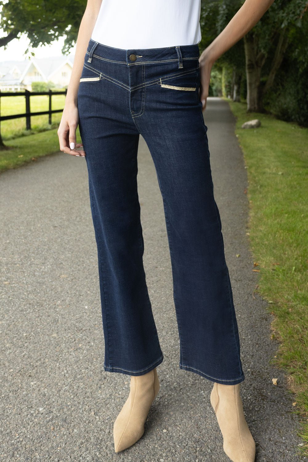 Allegra Slightly Wide Leg Jean – 29” Leg - No2moro