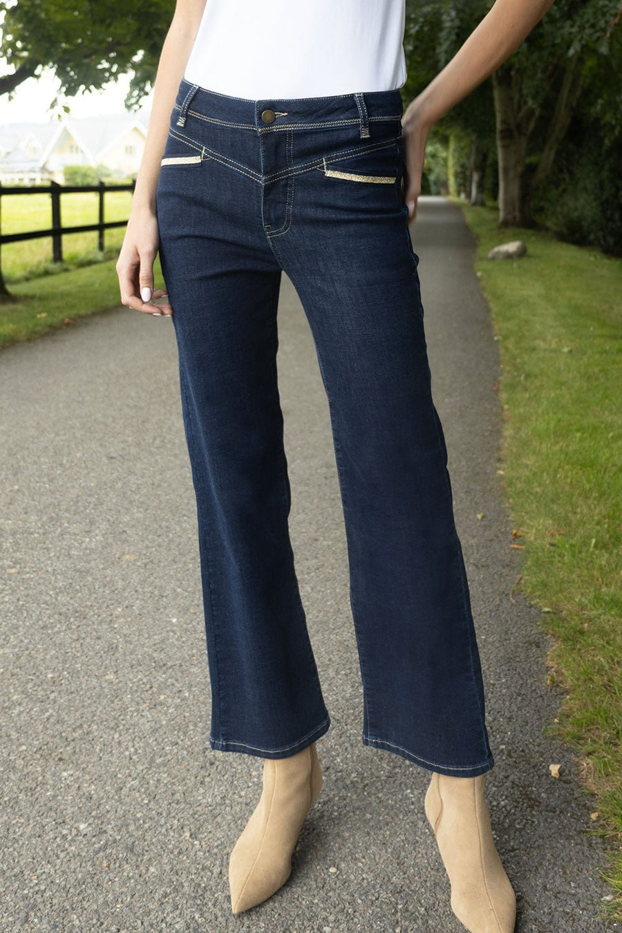 Allegra Slightly Wide Leg Jean – 29” Leg - No2moro