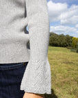 Bologna Crochet Hem Ribbed Cardigan - No2moro