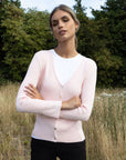 Bologna Crochet Hem Ribbed Cardigan - No2moro