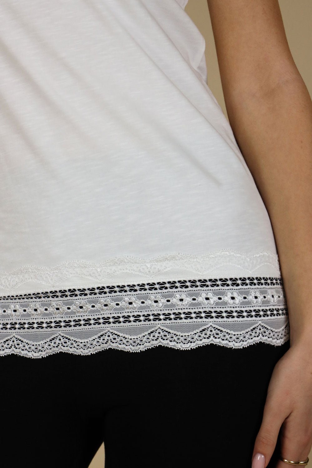 Cannes Cotton Lace Tank - No2moro