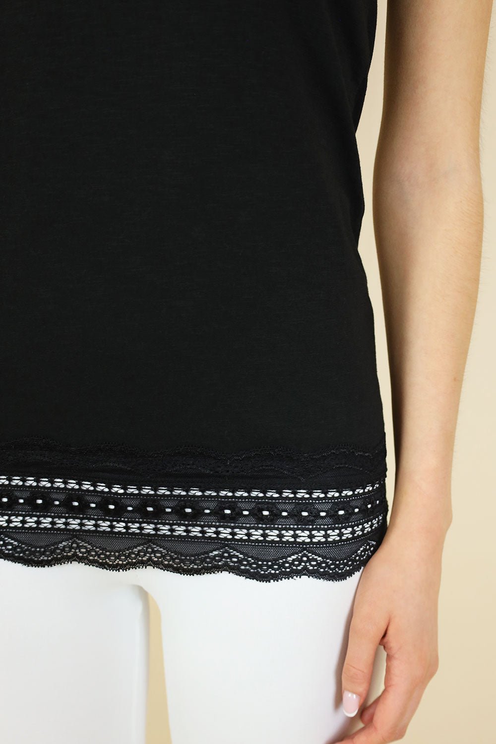 Cannes Cotton Lace Tank - No2moro