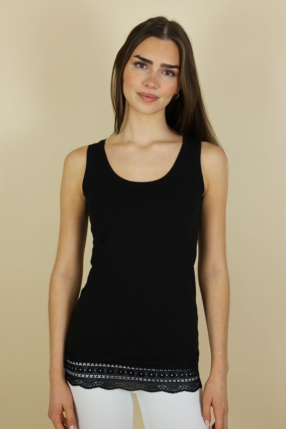 Cannes Cotton Lace Tank - No2moro