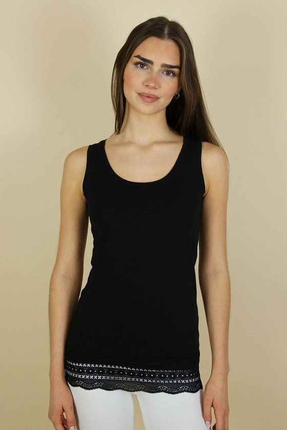 Cannes Cotton Lace Tank - No2moro