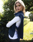 Ferrara Wool Mix High Neck Gilet - No2moro