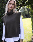 Ferrara Wool Mix High Neck Gilet - No2moro