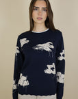 Hamilton Textured Flower Knit - No2moro