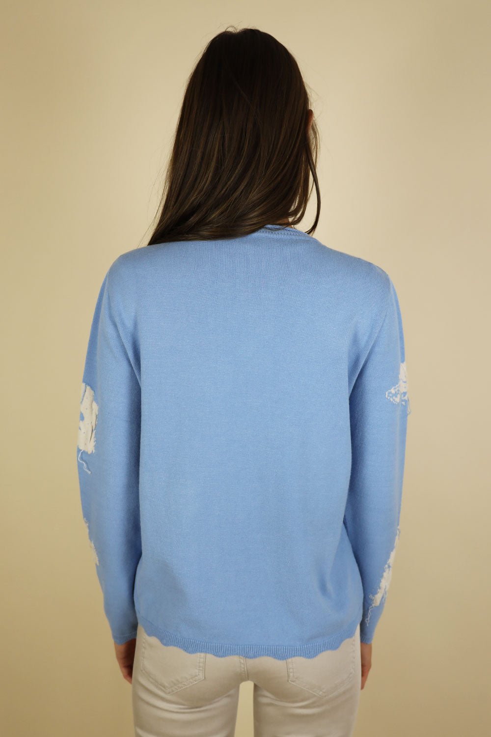 Hamilton Textured Flower Knit - No2moro