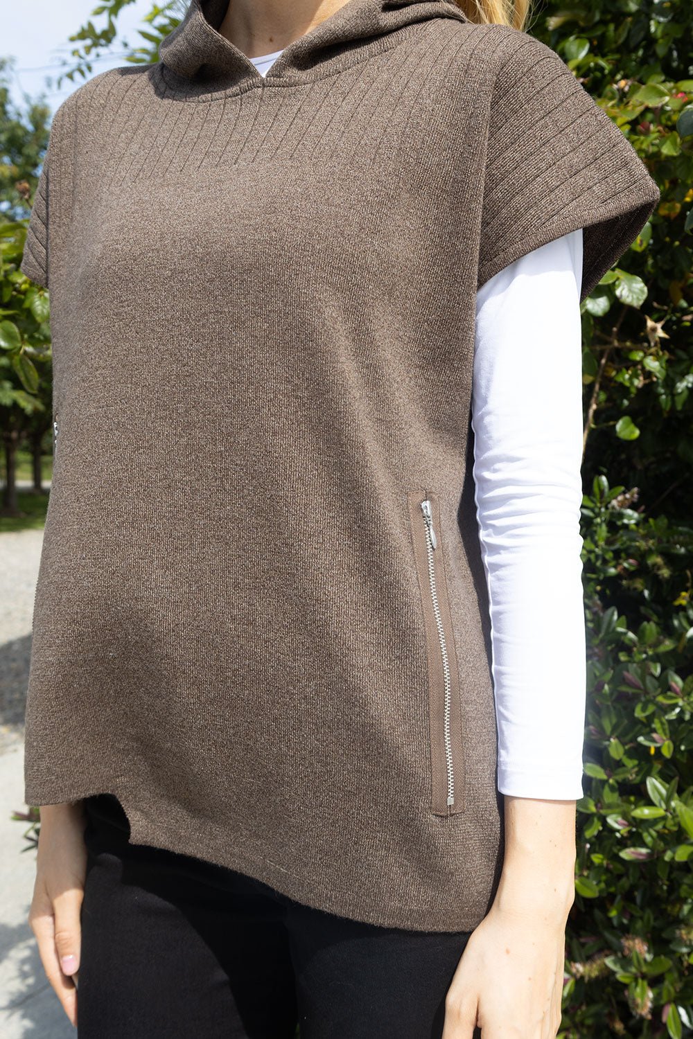 Hermes Hooded Zip Gilet - No2moro