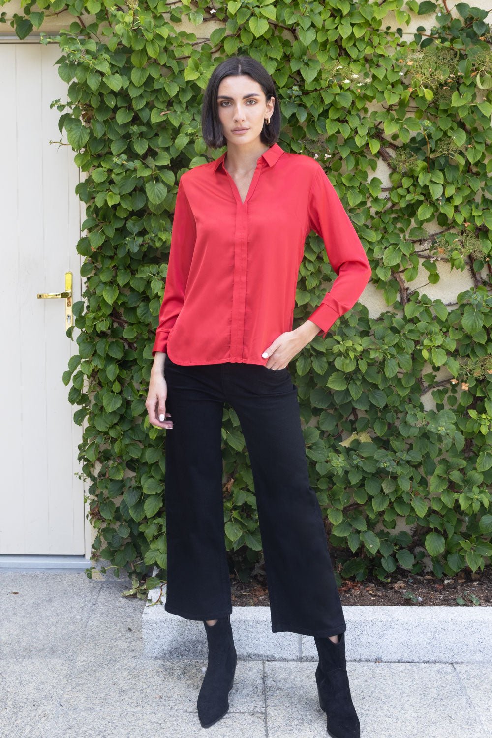 Joy Silk Look Shirt - No2moro