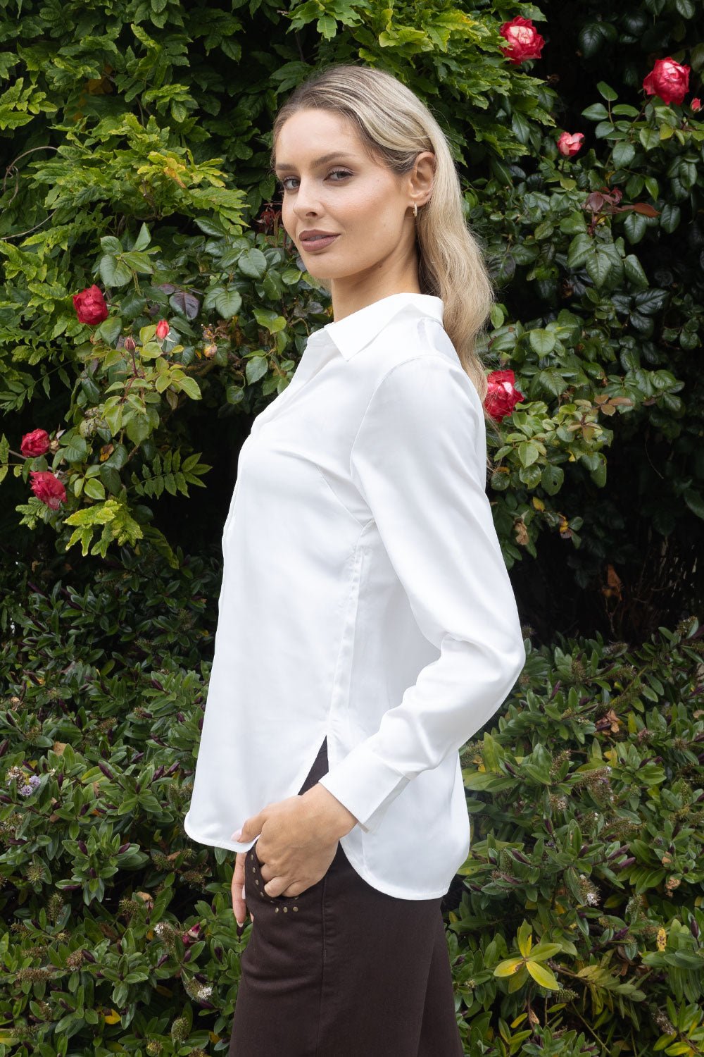 Joy Silk Look Shirt - No2moro