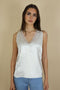 Kai V Neck Silk Look Camisole - No2moro